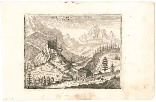 Der Schlossberg zwischen Scharniz und Seefeldt im Tyrol.