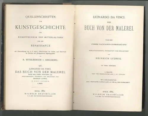 Das Buch von der Malerei. Nach dem Codex Vaticanus (Urbinas) 1270. Herausgegeben