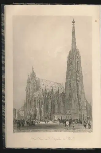 PERGER, Der Dom zu Sanct Stephan in Wien. 1854