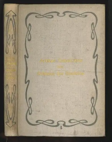 Der Schleier der Beatrice. Schauspiel in fünf Akten. SCHNITZLER, Arthur.