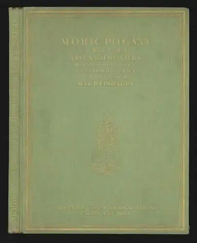 Träume eines Baumeisters. Geleitwort von Professor Max REINHARDT. POGANY, Moric.