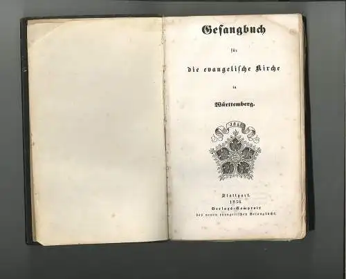 Gesangbuch für die evangelische Kirche in Württemberg. 1784-23