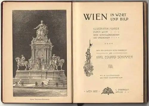 Wien in Wort und Bild. llustrirter Führer durch Wien. Seine Sehenswürdigkeiten u