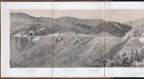 Panorama des Semmerings. nach der Natur gezeichnet von Imre Benkert. WEIDMANN F[