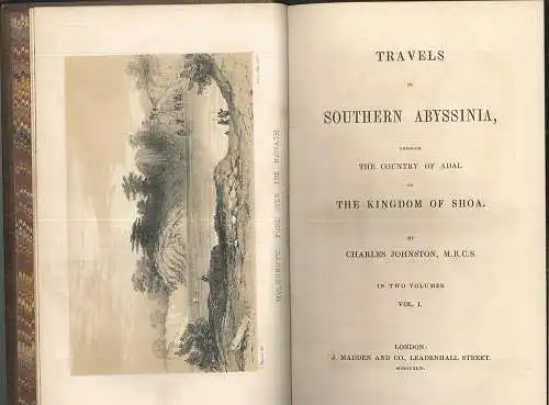 Travels in southern Abyssinia through the Country of Adal to the Kingdom of Shoa