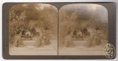 A Japanese Picnic under the Cherry Blossoms - Omurogosho, Japan.