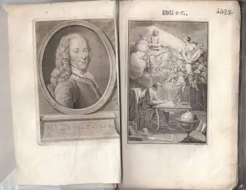 VOLTAIRE Francois Marie Arouet de., Elémens de... 1738