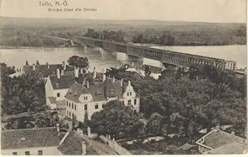 Tulln, N.-Ö. Brücke über die Donau.