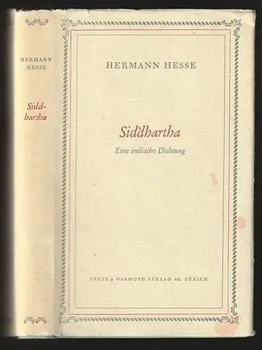 Siddhartha. Eine indische Dichtung. HESSE, Hermann.