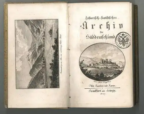 Historisch-statistisches Archiv für Süddeutschland. [HORMAYR, Joseph Freiherr vo