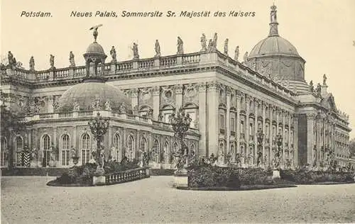 Potsdam. Neues Palais, Sommersitz Sr. Majestät des Kaisers.