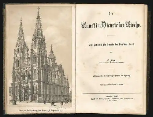 Die Kunst im Dienste der Kirche. Ein Handbuch für Freunde der kirchlichen Kunst.