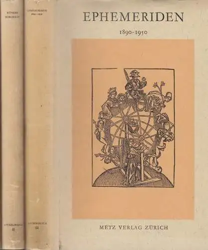 Das Horoskop. Die Berrechnung, Darstellung und Erklärung. [und:] Ephemeriden 189