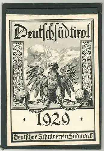 Deutschsüdtirol. 1929. [Kalender].