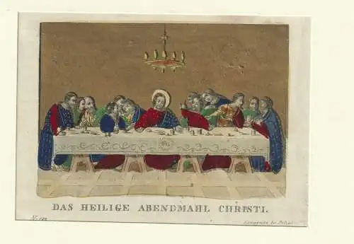 Das Heilige Abendmahl Christi.