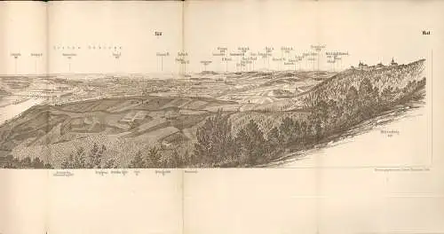 Panorama vom Leopoldsberg bei Wien (423 m.) HAAS, C.