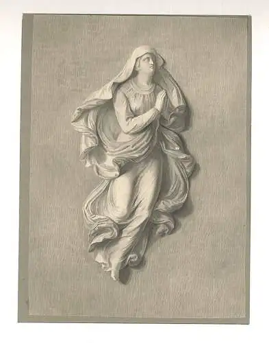 Zwei Zeichungen in Bleistift u. grau lavierter Tusche. FRANZ GAUL d. Ä.