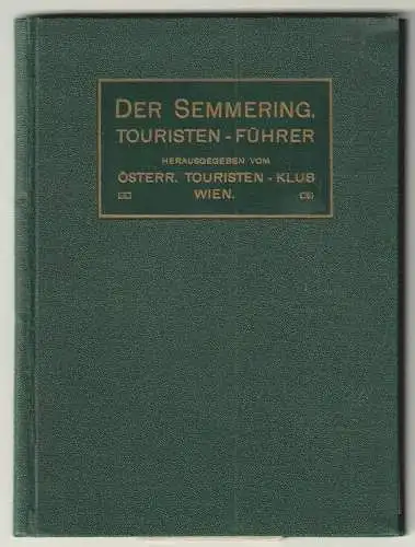 Das Semmeringgebiet mit Rax und Schneeberg. Reliefkarte nach der Natur aufgenomm