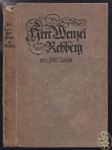 SALTEN, Herr Wenzel auf Rehberg und sein Knecht... 1907