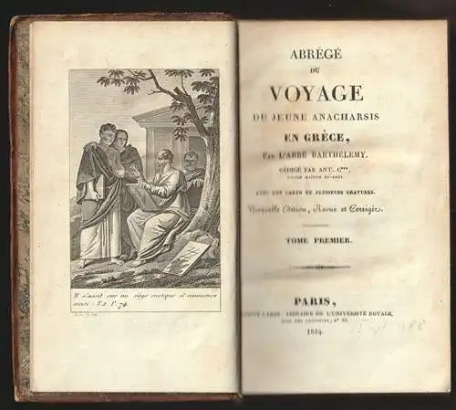 Abrégé Du Voyage Du Jeune Anacharsis En Grèce [...]. Rédigé par Ant[oine] C[aill