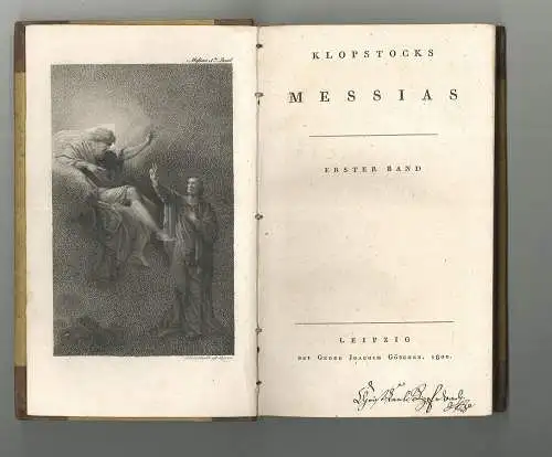 Messias. KLOPSTOCK, (Friedrich Gottlieb).