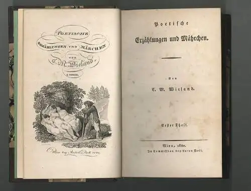 Poetische Erzählungen und Mährchen. WIELAND, C(hristoph) M(artin).