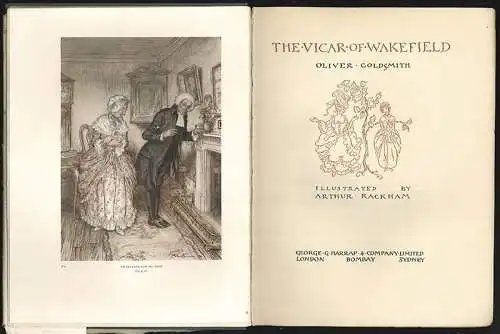The Vicar of Wakefield. GOLDSMITH, Oliver.