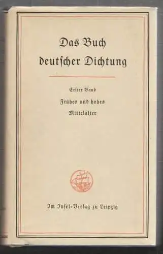 LEPEN, Das Buch deutscher Dichtung. 1939