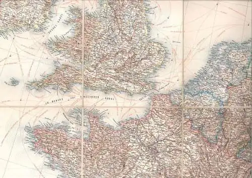 Scheda`s General-Karte von Europa. SCHEDA, Joseph von.
