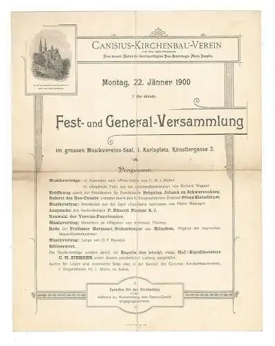 Canisius-Kirchenbau-Verein unter dem hohen Protectorate Ihrer kaiserl. Hoheit de