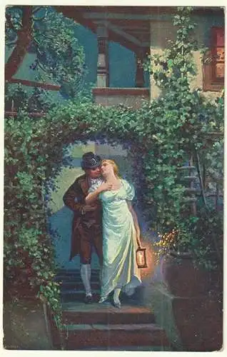 [Pärchen mit Laterne].