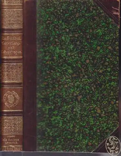 GOTTSCHALL, Literarische Todtenklänge und... 1885