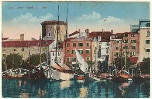 Split, Luka - Spalato, Porta.