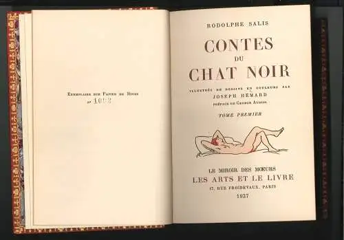 Contes du chat noir. SALIS, Rodolphe.