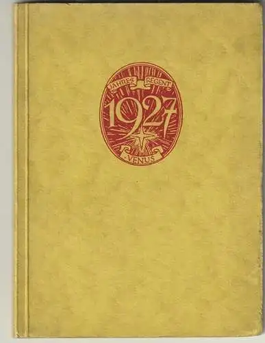 Almanach für das Jahr 1927.