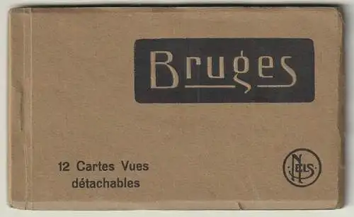 Bruges. 12 cartes vues détachables.