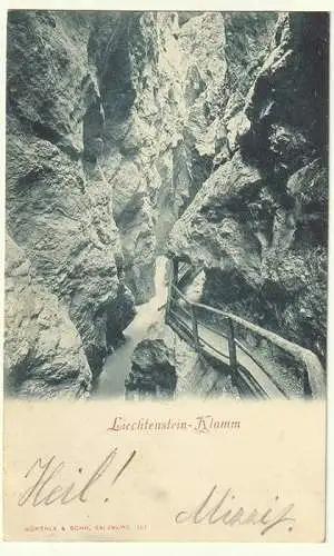 Liechtenstein-Klamm.