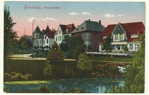 Flensburg , Roonstrasse.