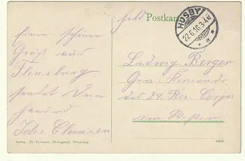 Flensburg , Roonstrasse.