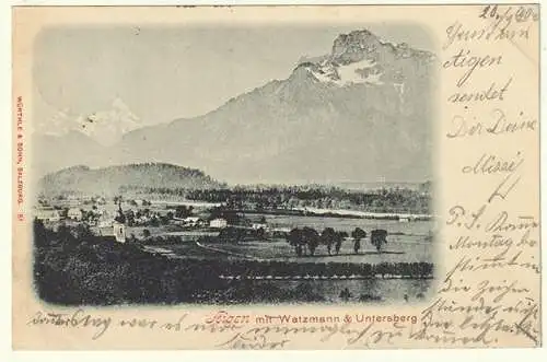 Aigen mit Watzmann & Unterberg.