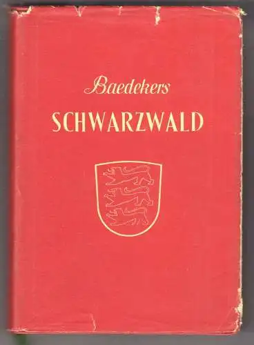 Schwarzwald, Odenwald, Neckartal. Reisehandbuch. BAEDEKER, Karl.