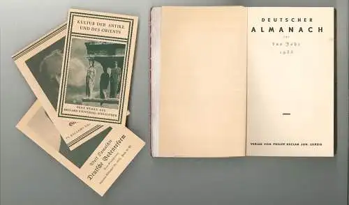 Deutscher Almanach für das Jahr 1933.