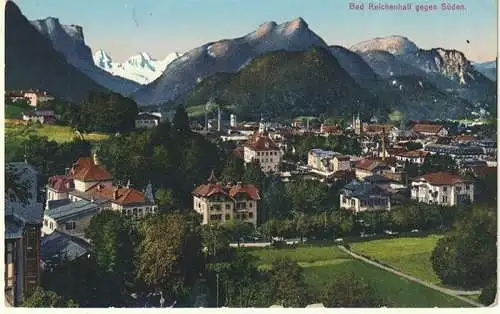 Bad Reichenhall gegen Süden.