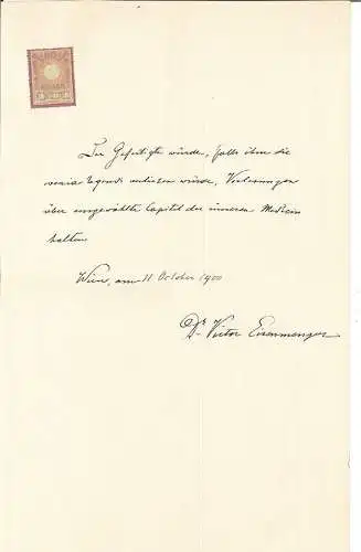 Hochlöbliches Professorencollegium der k.k. Wiener medicinischen  Facultät. Der 