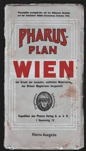 Pharus-Plan von Wien. Auf Grund der neuesten, amtlichen Materialien des Wiener M