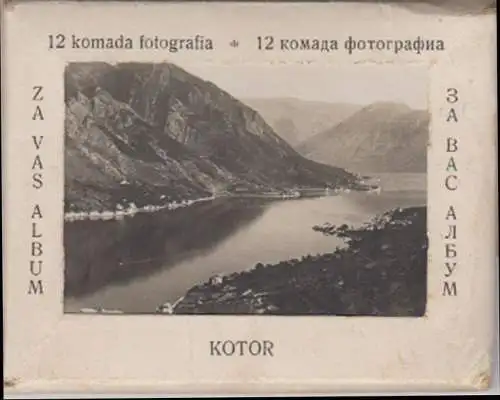 12 komada fotografia. Za vas Album. Kotor.