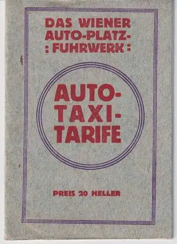 Das Wiener Auto - Platz - Fuhrwerk.