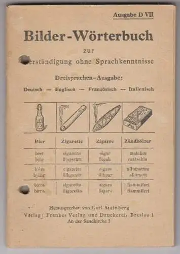 Bilder-Wörterbuch zur Verständigung ohne Sprachkenntnisse. Dreisprachen-Ausgabe: