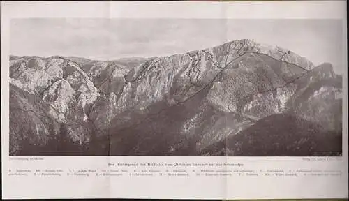 Spezialführer auf die Raxalpe. BENESCH, Fritz. 0717-21