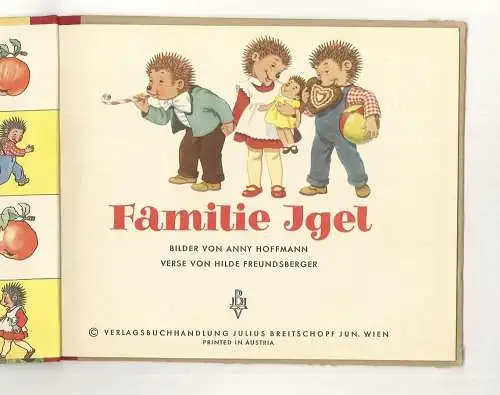 Familie Igel. FREUNDSBERGER, Hilde.